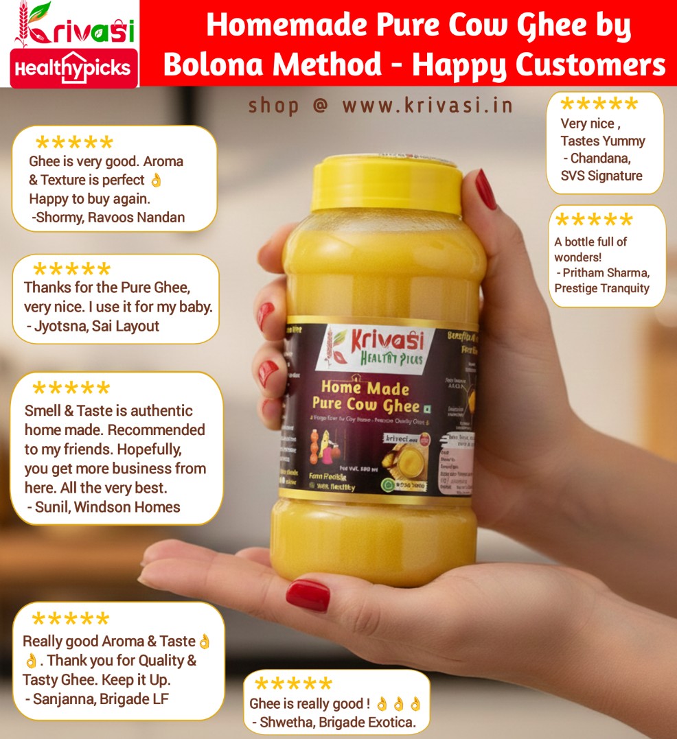 Grandma’s Bilona Pure Cow Ghee – 500 ml