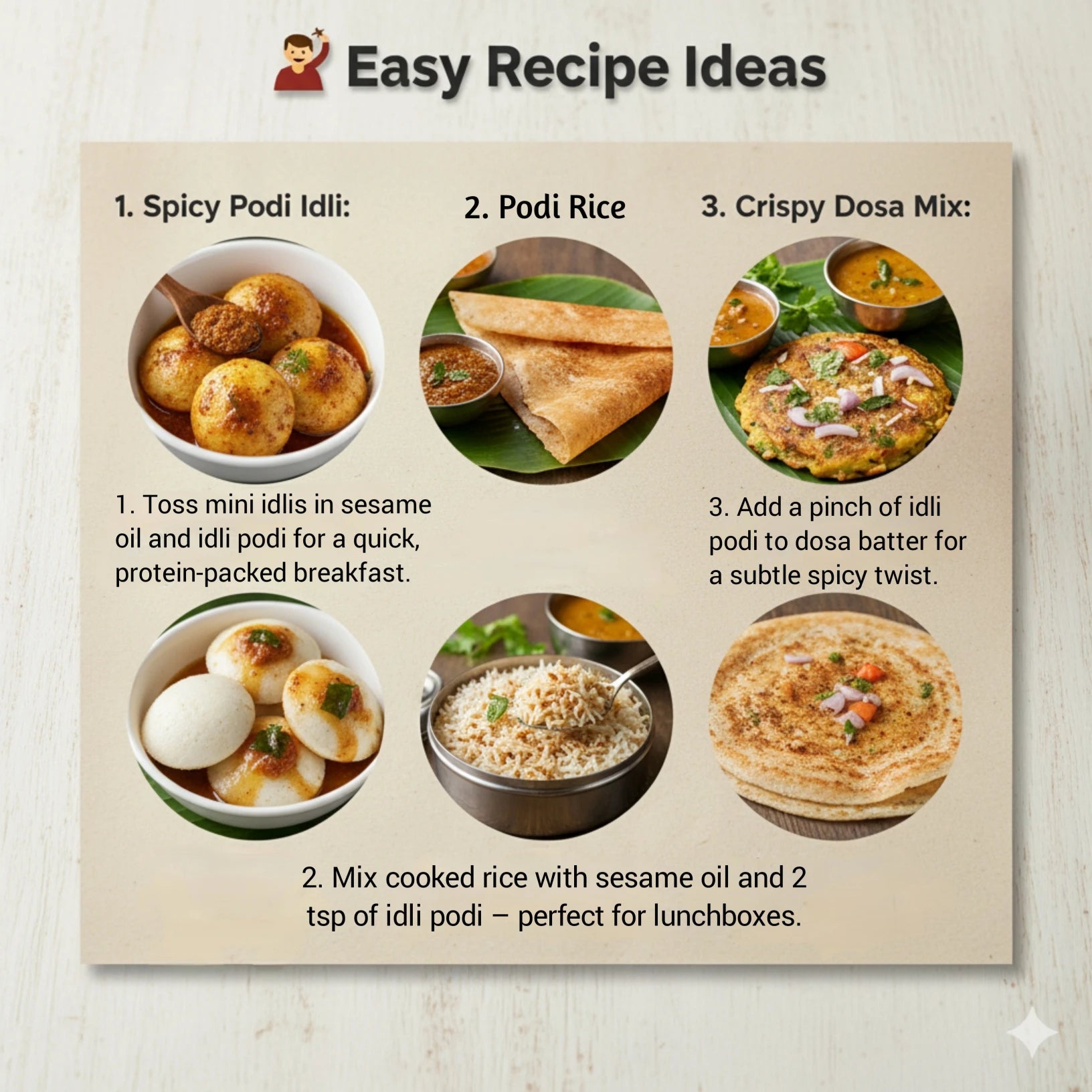 Grandma’s Homemade Idli Chilli Podi – 100 g