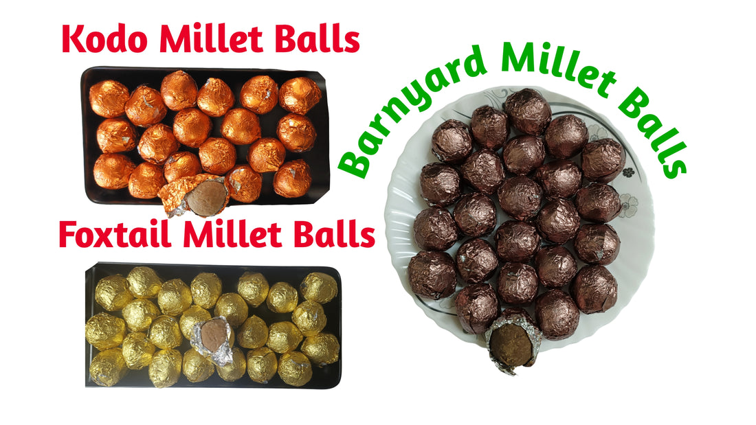 Assorted Millet Laddus (5-in-1 Combo) | Traditional Healthy Snack