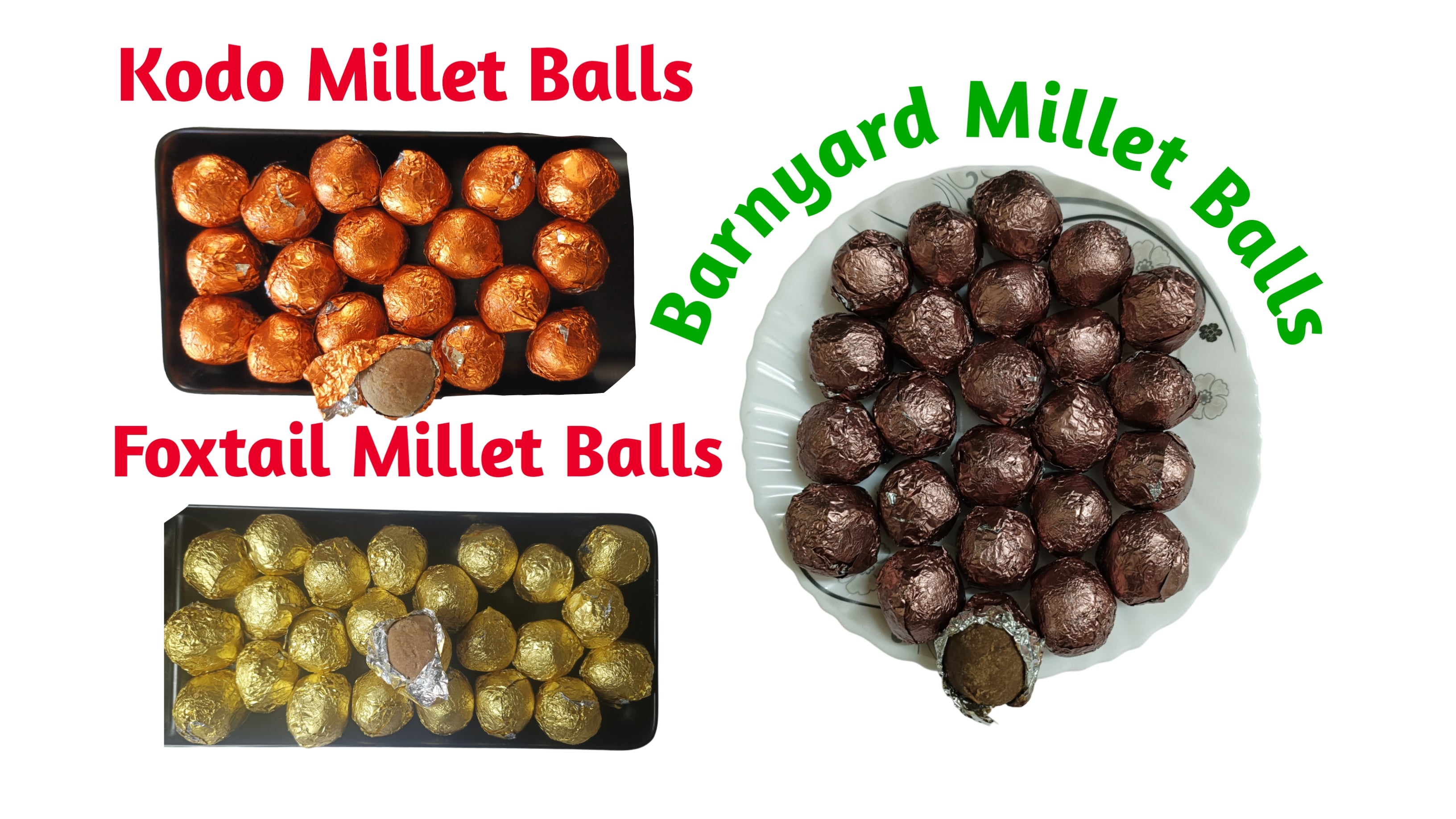 Assorted Millet Laddus (5-in-1 Combo) | Traditional Healthy Snack