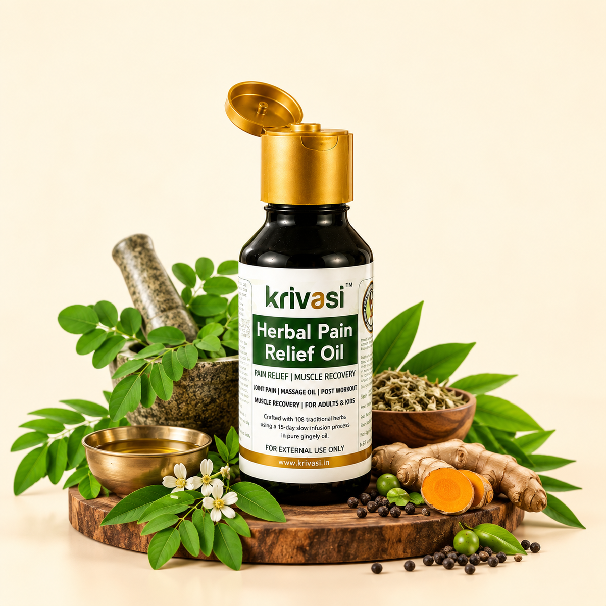 Traditional Siddha Herbal Pain Releif Oil