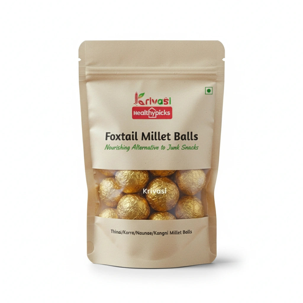 Foxtail Millet Laddu | Traditional Thinai Laddu