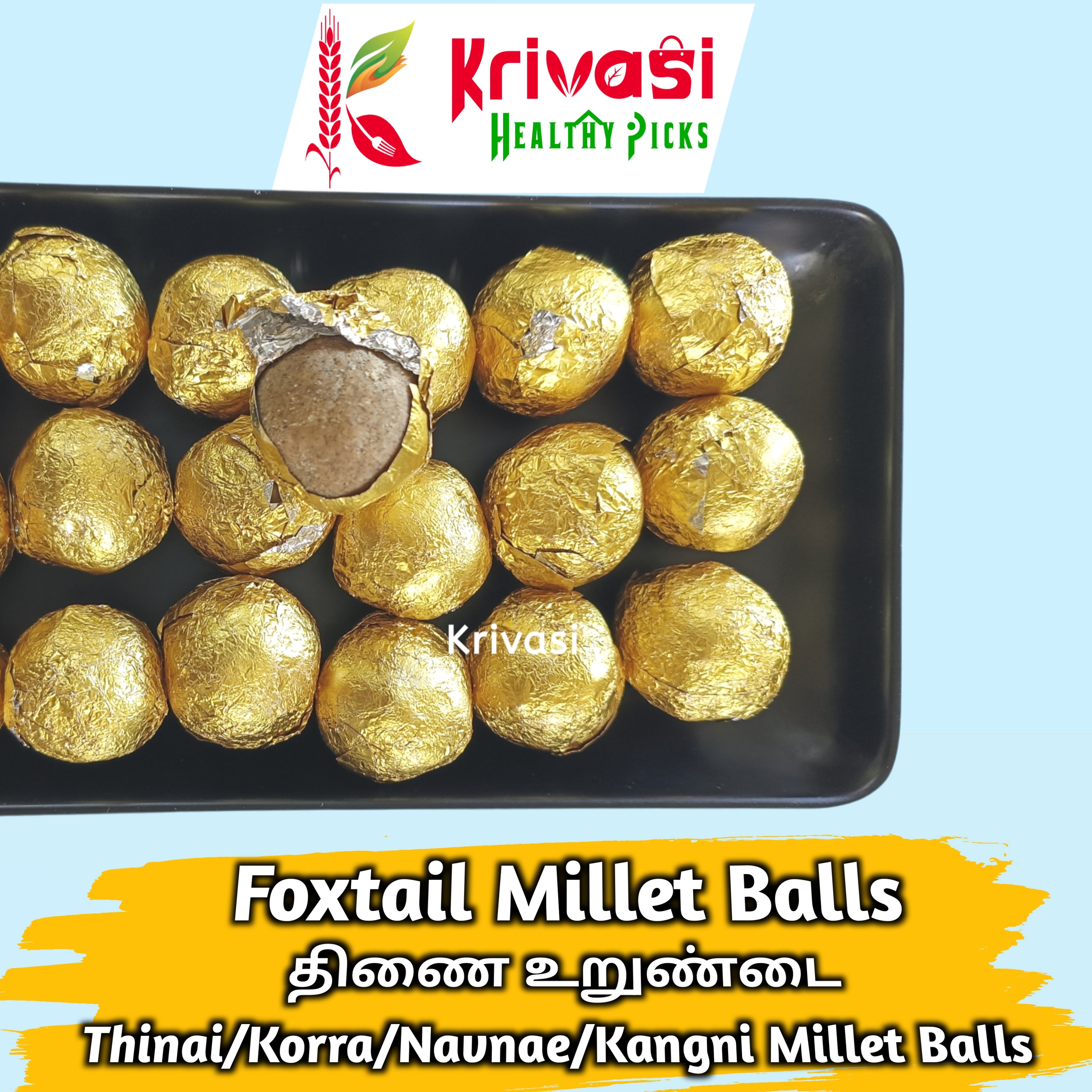 Foxtail Millet Laddu | Traditional Thinai Laddu