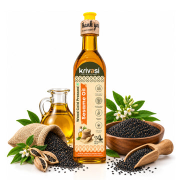 Wood Pressed Pure Sesame (Gingelly) Oil 500 ml