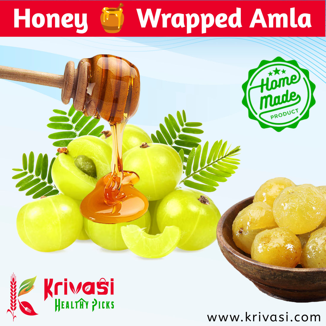 Honey Wrapped Amla | Natural Vitamin C Rich Amla Candy | No Added Sugar