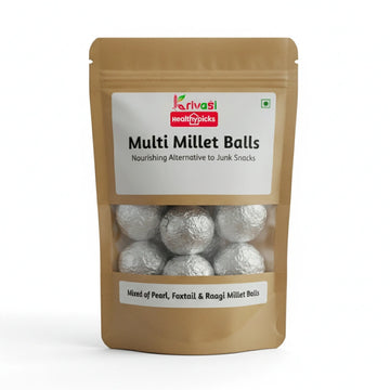 Multi Millet Laddu | Mixture of Pearl, Raagi and Foxtail millet Laddu