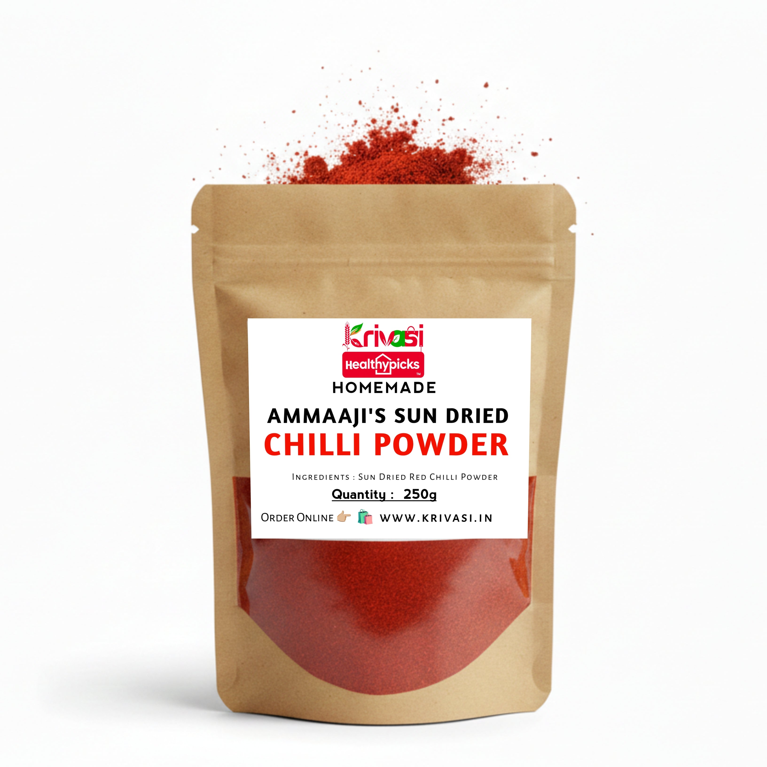 Ammaaji's Sun Dried Red Chilli Powder